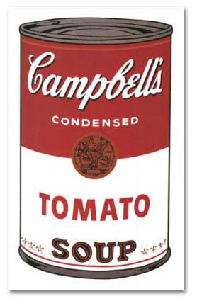 Campbells soup 1 , print by Andy warhol02