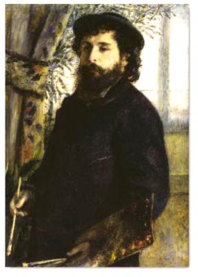 Portrait of Claude Monet by Pierre Auguste REnoir0202