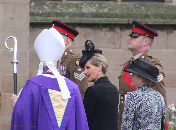 Sophie Countess of Wessex at King Richard III ceremony by Tom Conway
