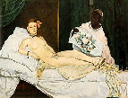 Manet,Edouard, painting of Olympia, 