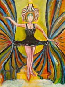 black tutu  dance canvas print 