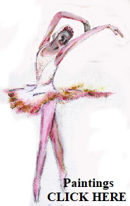 paintings, link to paintings by theme , pink ballerina, dancers , amd more .