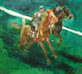 horses painting 