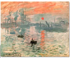 impression, sunrise by Claude Monet