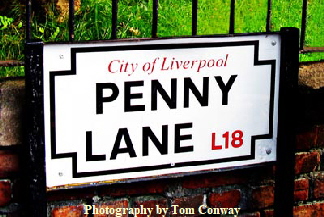 penny lane street sign photo