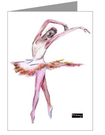 pink ballerina greeting cards02