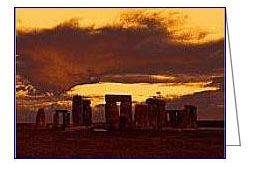 stonehenge 6 amber greeting card02