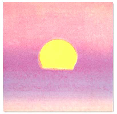 sunset (lavander) , 1972, art print by Andy warhol02